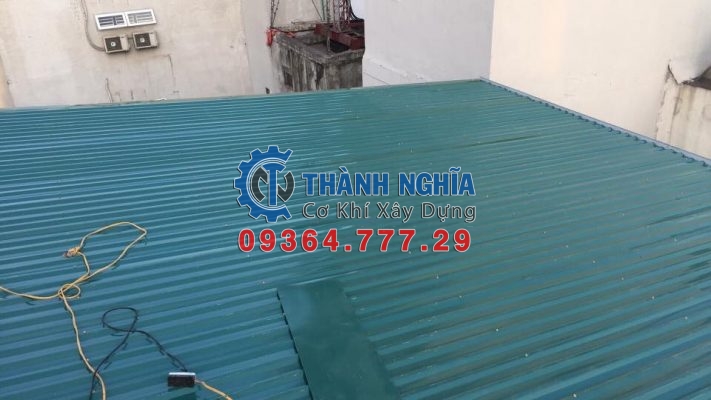Thiết kế thi công mái tôn tại Quận 2 cam kết giá tốt