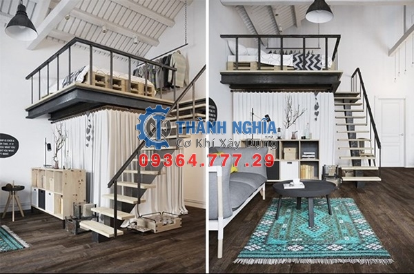 Thi công gác lửng, gác xép tại TPHCM